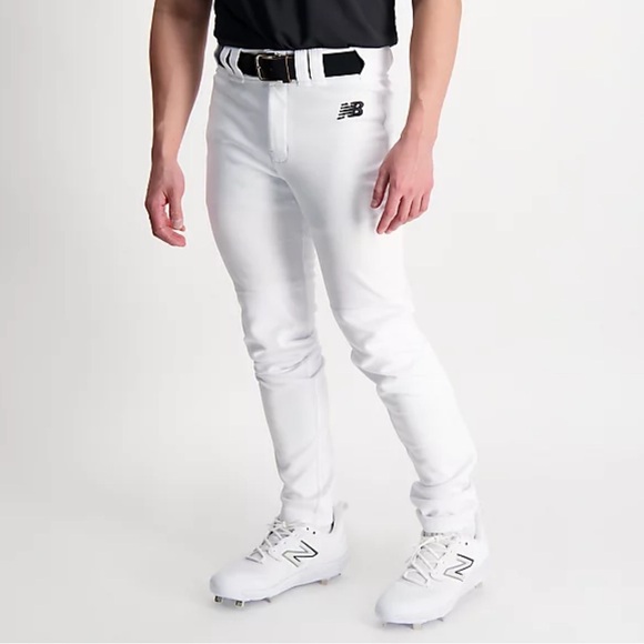 New Balance Men gray baseball pants Lg Adversary 2 Pant Solid Tapered NEW - Picture 10 of 10